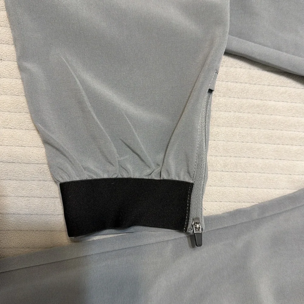 Primo Pants Mens 31 Short Gray Golf Joggers Performance Stretch Ankle Zip 31x29